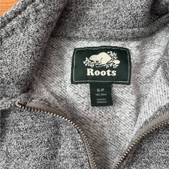 SOLD - Roots Quarter Zip Sweater - Picture 2 of 5